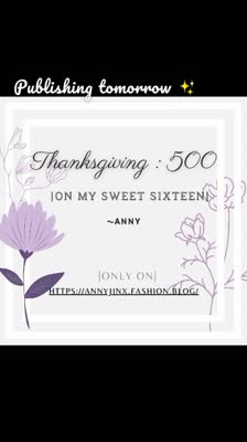 Publishing tomorrow ✨